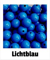 Holzperlen 16mm lichtblau